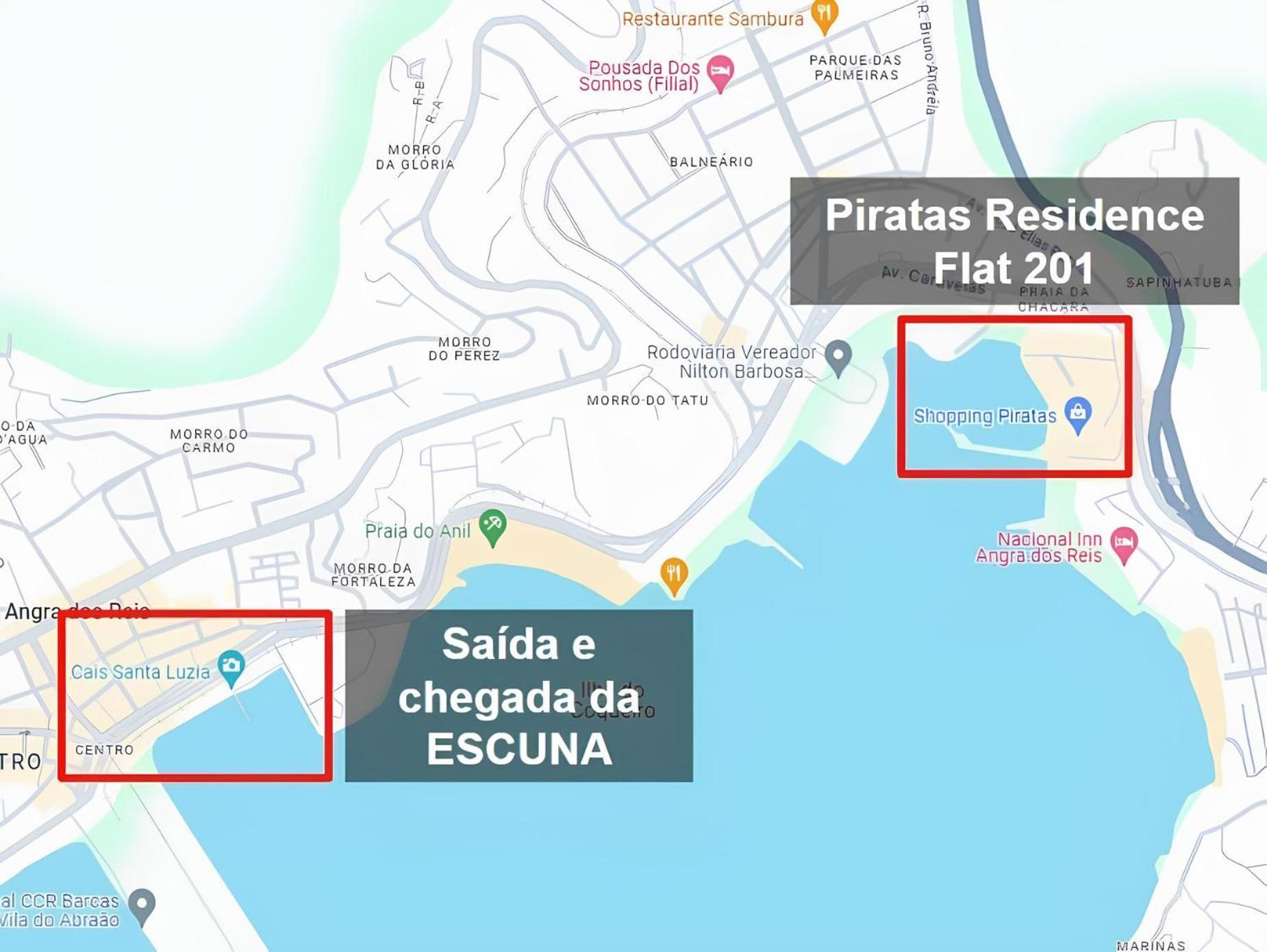 Shopping Piratas, vista para o mar, estacionamento Angra dos Reis Exterior foto