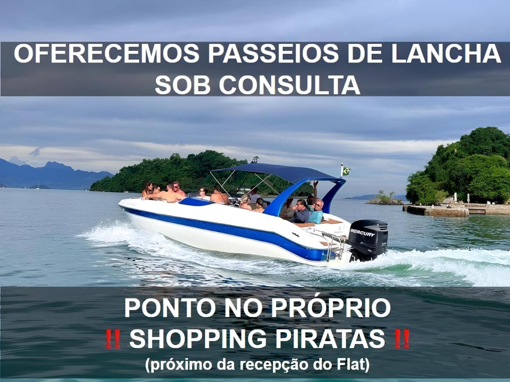 Shopping Piratas, vista para o mar, estacionamento Angra dos Reis Exterior foto